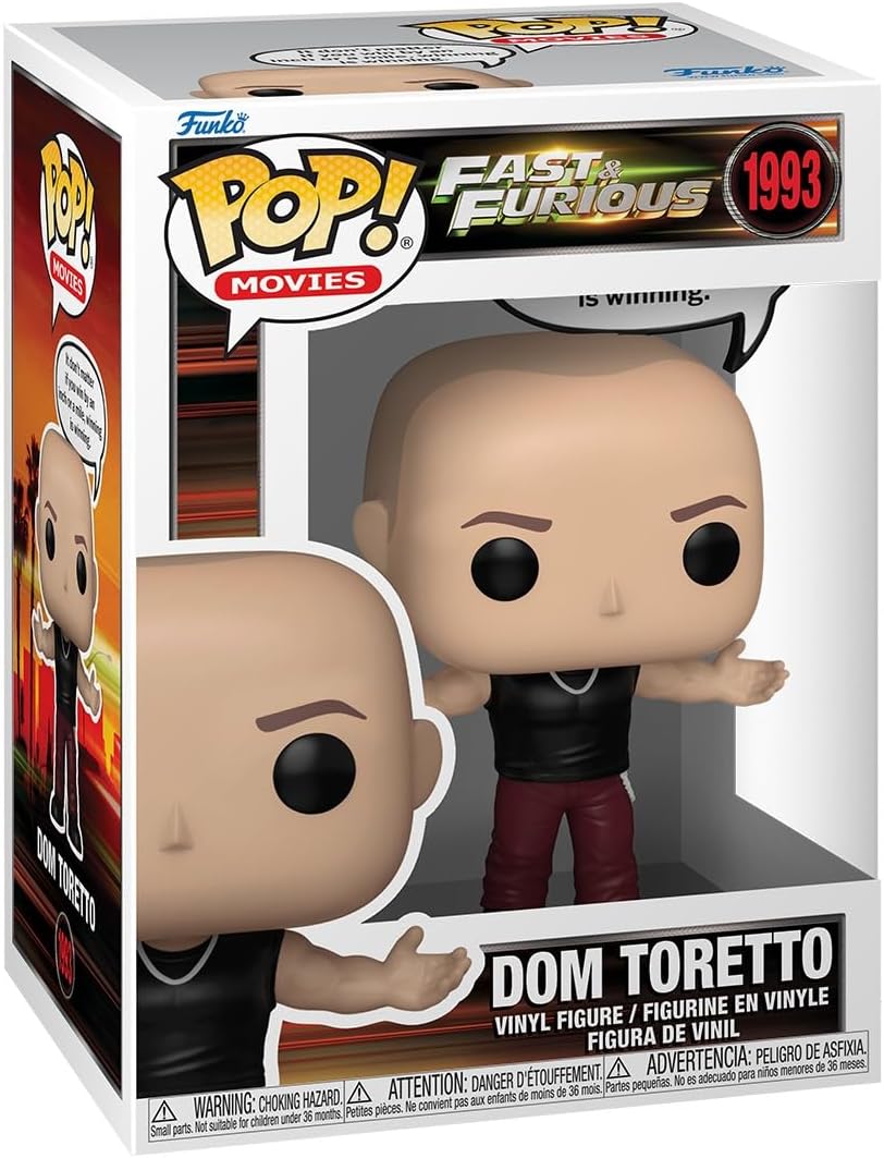 Fast And Furious: Funko Pop! Sayings - Dominic Toretto (Vinyl Figure 1993)