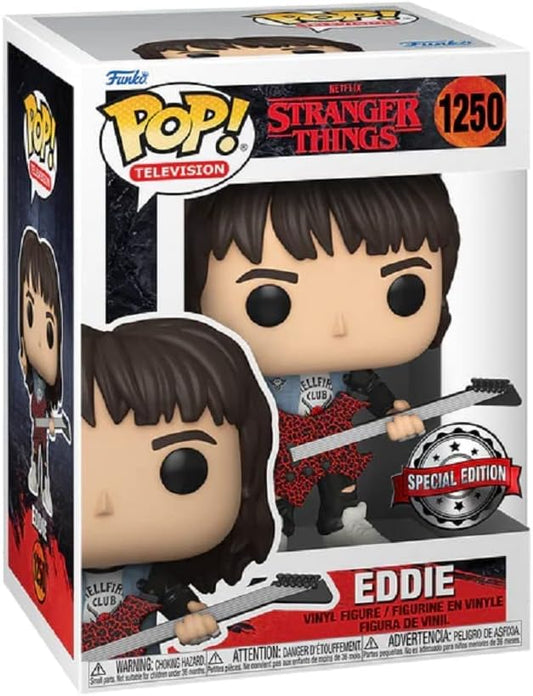 Stranger Things: Funko Pop! Television - Eddie With Guitar (Limited) (Vinyl Figure 1250)