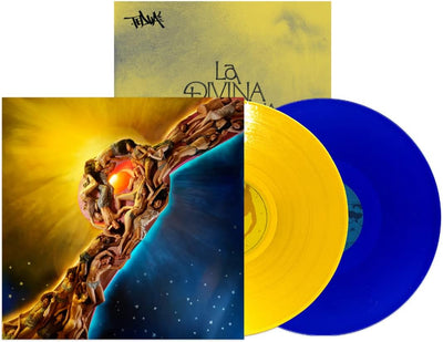 Tedua - La Divina Commedia (Artwork Purgatorio, Giallo Blu, Autografato, 2LP, 180gr)