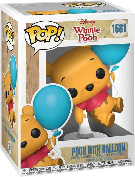 Disney: Funko Pop! - Winnie The Pooh - S4 - Pooh With Balloon (Vinyl Figure 1681)