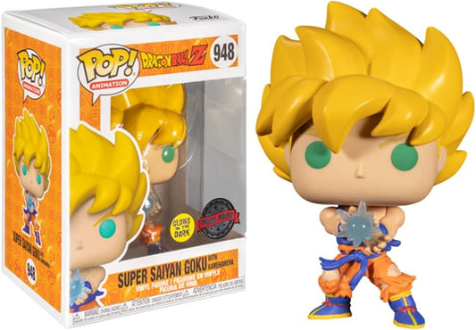 Dragon Ball Z: Funko Pop! Animation - Super Saiyan Goku (With Kamehameha) (Glow in the Dark) (Vinyl Figure 948)