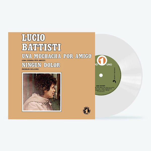 Lucio Battisti - Una Muchacha Por Amiga / Ningun Dolore (LTD, Bianco, Numerato, 7")