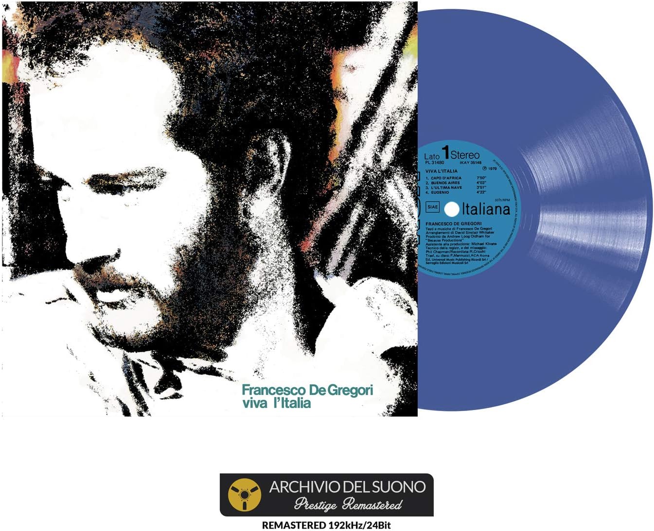 Francesco De Gregori - Viva L'Italia (RSD 2020, Blu, 180gr)