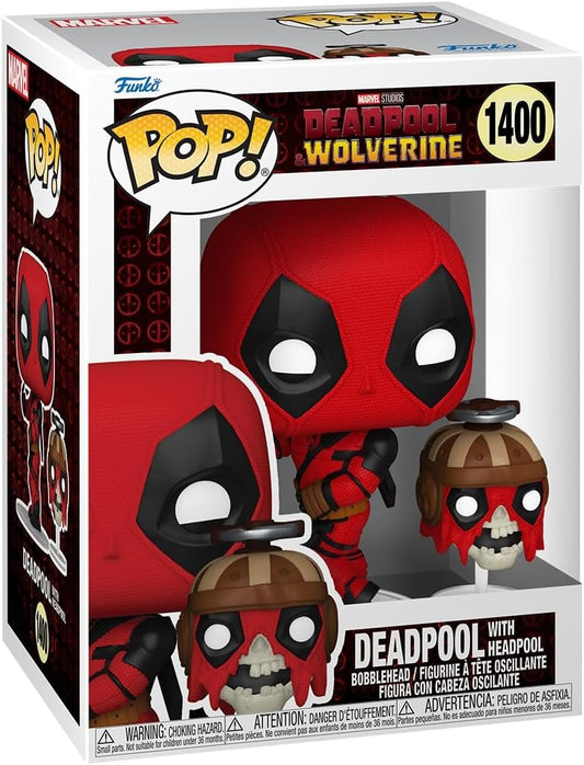 Marvel: Funko Pop! - Deadpool & Wolverine - Deadpool With Headpool (Vinyl Figure 1400)