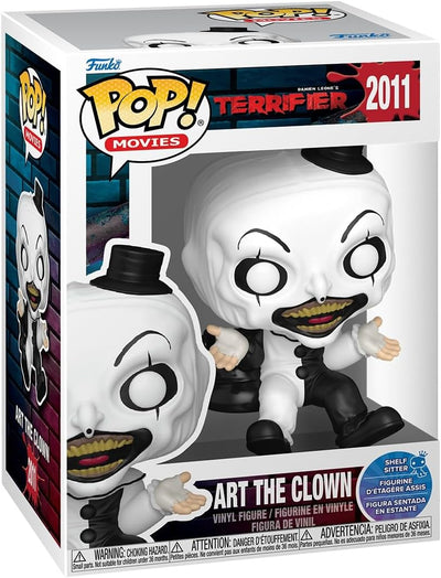 Terrifier: Funko Pop! Movies - Art The Clown (Sit) (Vinyl Figure 2011)