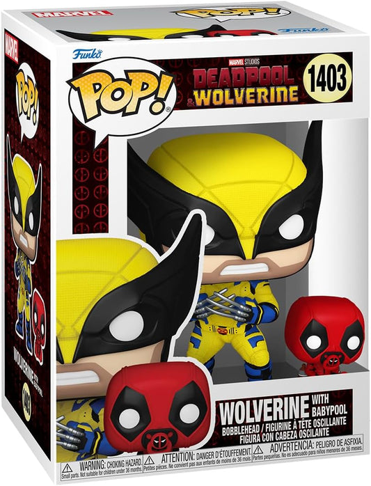 Marvel: Funko Pop! - Deadpool & Wolverine - Wolverine With Babypool (Vinyl Figure 1403)