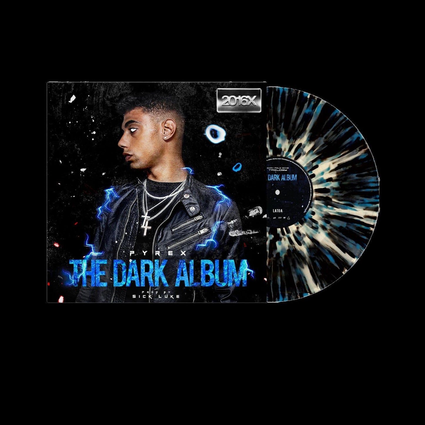 Dark Polo Gang/Side/Tony Effe - The Dark Album (LTD, Numerato, Splatter, 2016X, 180gr)