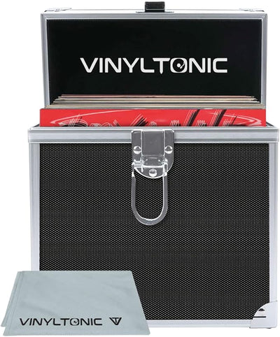 Vinyl Tonic - Custodia per Vinili 7", 45 Giri, Con Panno in Microfibra
