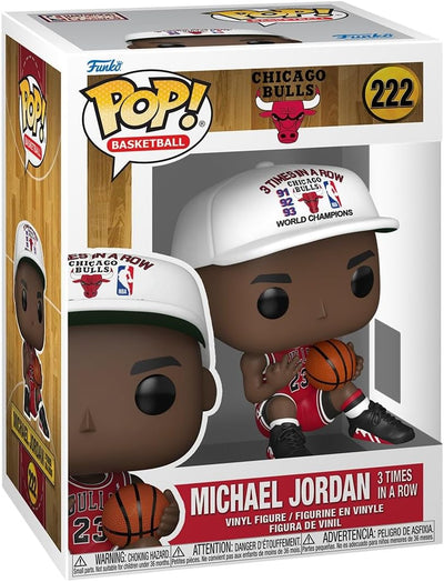Nba: Funko Pop! - Bulls - Michael Jordan (3X In A Row) (Vinyl Figure 222)