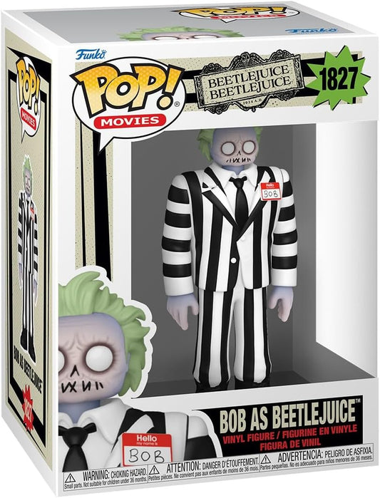 Beetlejuice: Funko Pop! Movies - Bob As Beetlejuice (Vinyl Figure 1827)