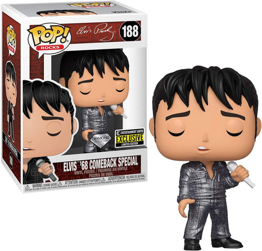 Elvis Presley: Funko Pop! Rocks - Elvis '68 Comeback Special (Vinyl Figure 188)
