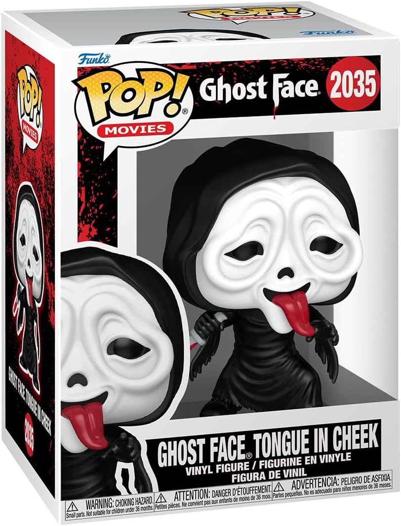 Scream: Funko Pop! Movies - Ghost Face With Tongue (Vinyl Figure 2035)