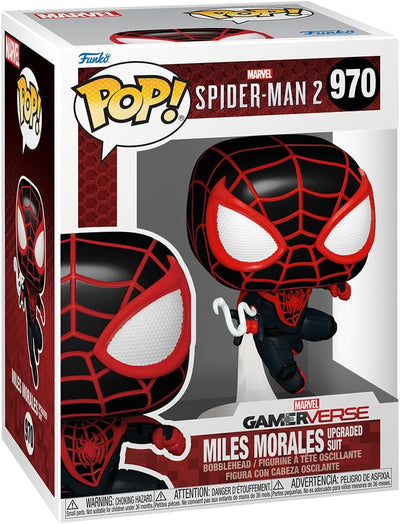 Marvel: Funko Pop! - Spider-Man 2 - Miles Morales Upgraded Suit (Vinyl Figure 970)
