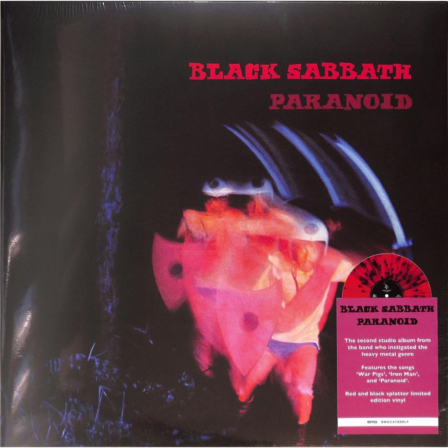 Black Sabbath - Paranoid (RSD 2024, LTD, Red With Black Splatter, 180gr)