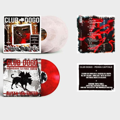 Club Dogo - Penna Capitale (2 LP Trasparente Fumè, 1 LP Rosso Marmorizzato, 180gr)