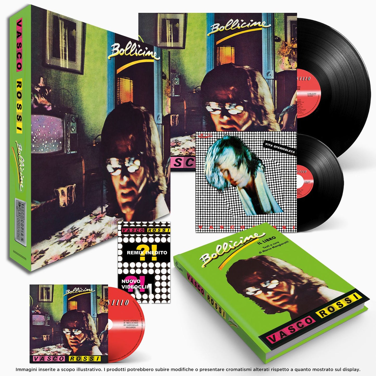 Rossi Vasco - Bollicine (LTD, 40Th Ann, Numerato, BOX, LP, CD, 7")