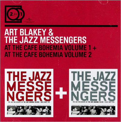 Art Blakey & The Jazz Messengers - At The Café Bohemia Volume 1 + At The Café Bohemia Volume 2 (CD, Album, Mono, RE + CD, Album, Mono, RE + Comp)