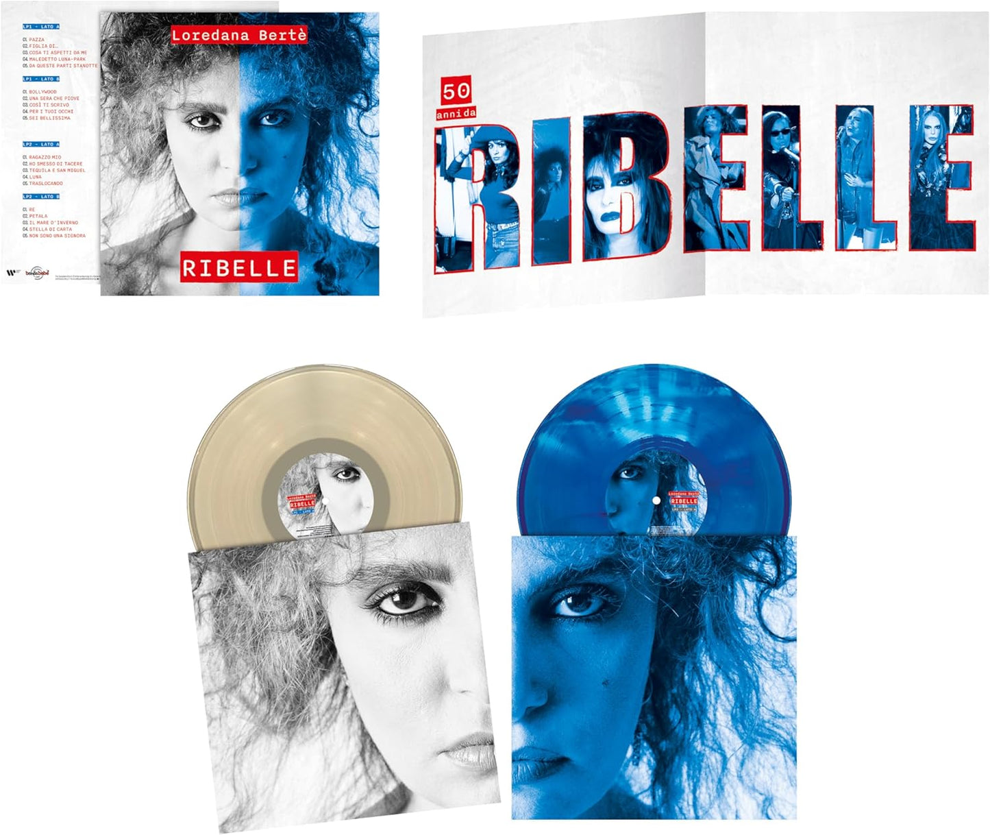 Loredana Bertè - Ribelle (Naturale Blu Trasparente, 180gr)