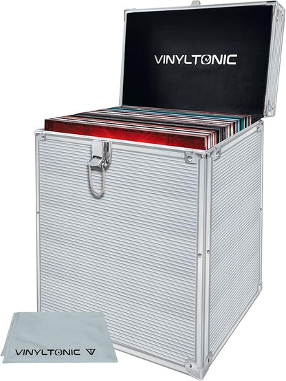 Vinyl Tonic - Custodia per Vinili 12" Con Panno in Microfibra