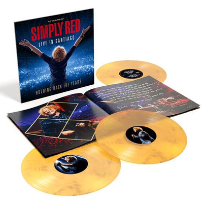 Simply Red - Holding Back The Years: Live In Santiago (3LP, Clear Yellow and Black Marbled, LTD, 180gr)