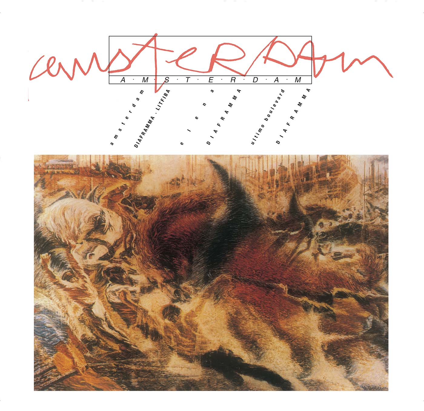 Diaframma/Litfiba - Amsterdam (Blu Trasparente, 12")