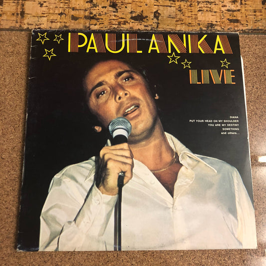 Paul Anka - Paul Anka Live (LP, Album)