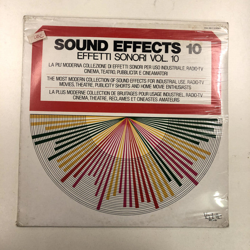 No Artist - Sounds Effects 10 - Effetti Sonori Vol. 10 (LP)