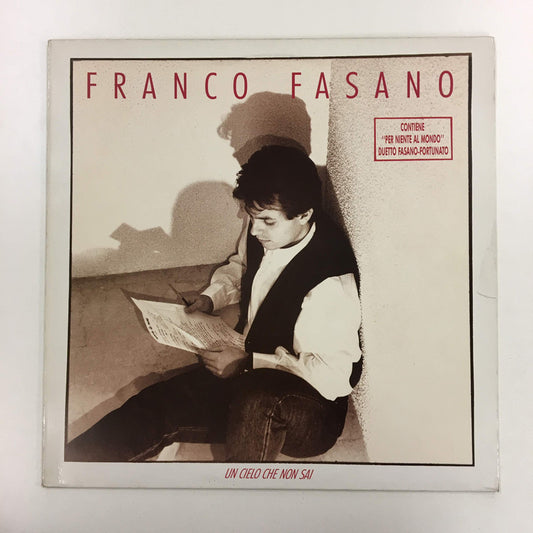 Franco Fasano - Un Cielo Che Non Sai (LP, Album, RE)