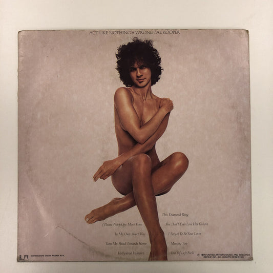 Al Kooper - Act Like Nothing's Wrong (LP, Album)