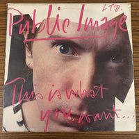 Public Image Ltd. - This Is What You Want... This Is What You Get (LP, Album)