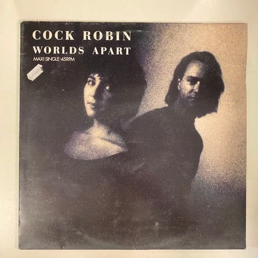 Cock Robin - Worlds Apart (12", Maxi)
