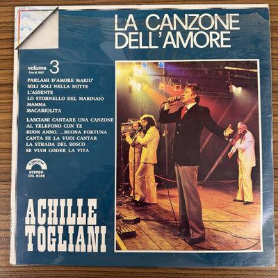 Achille Togliani - La Canzone Dell'Amore (Volume 3) (LP, Comp)