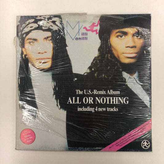 Milli Vanilli - All Or Nothing (The U.S. Remix Album) (LP, Album)