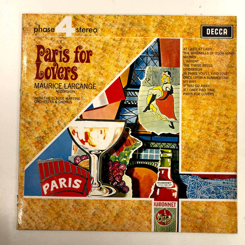 Maurice Larcange - Paris For Lovers (LP, Album)