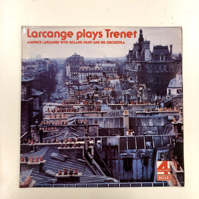 Maurice Larcange With Roland Shaw And His Orchestra - Larcange Plays Trenet (LP)