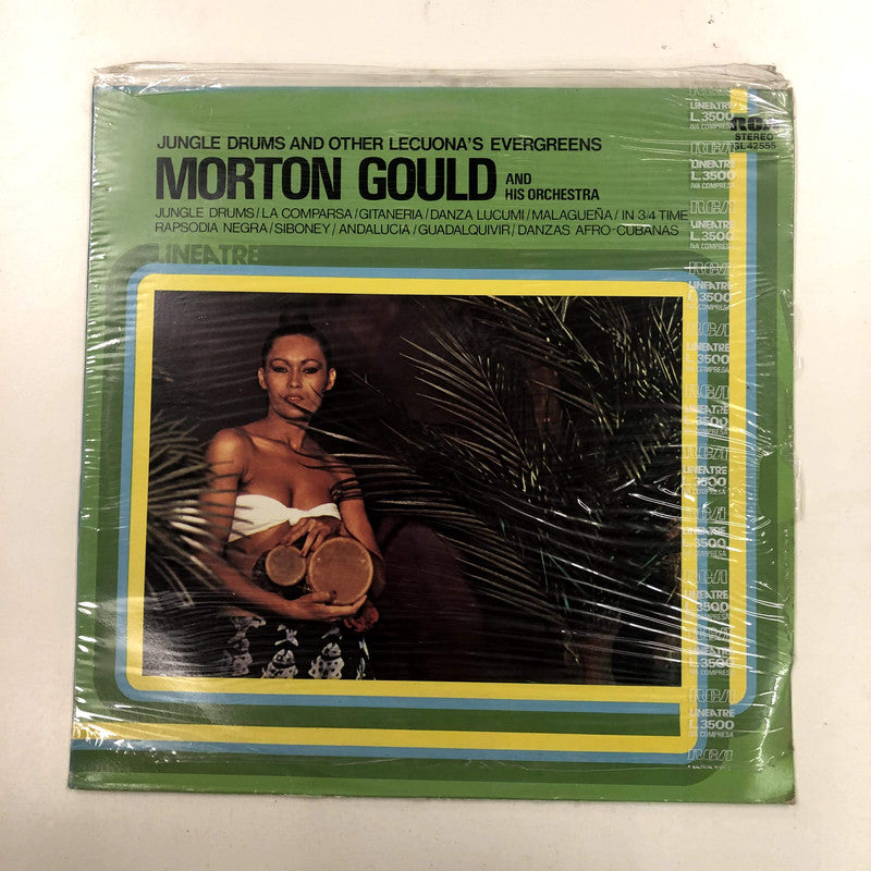 Morton Gould And His Orchestra - Jungle Drums And Other Lecuona's Evergreens (LP, Comp)