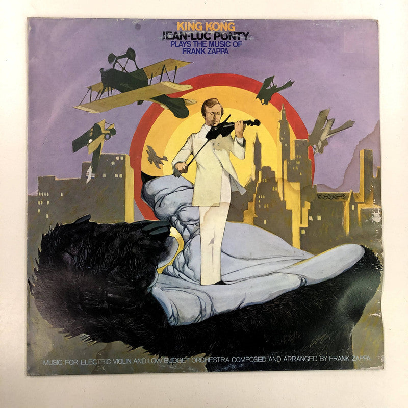 Jean-Luc Ponty - King Kong: Jean-Luc Ponty Plays The Music Of Frank Zappa (LP, Album, RE)