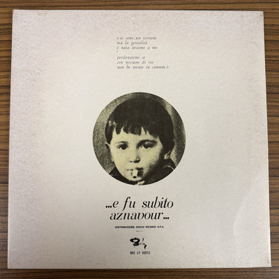 Charles Aznavour - ...E Fu Subito Aznavour... (LP, Album, Gat)