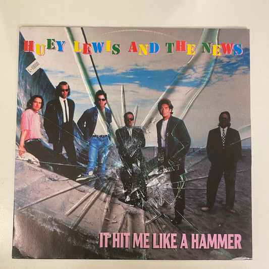 Huey Lewis And The News - It Hit Me Like A Hammer (12")