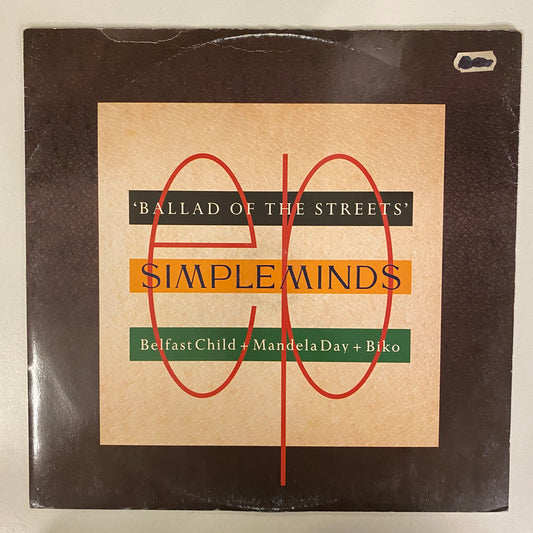Simple Minds - Ballad Of The Streets (12", EP)