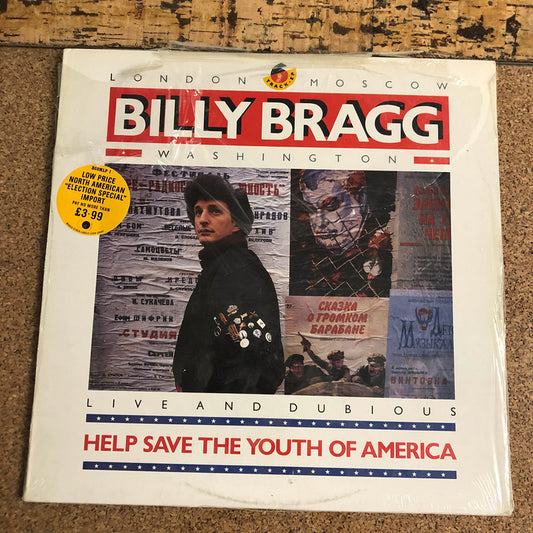 Billy Bragg - Help Save The Youth Of America (Live And Dubious) (12", EP)