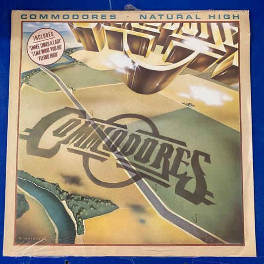 Commodores - Natural High (LP, Album, Gol)
