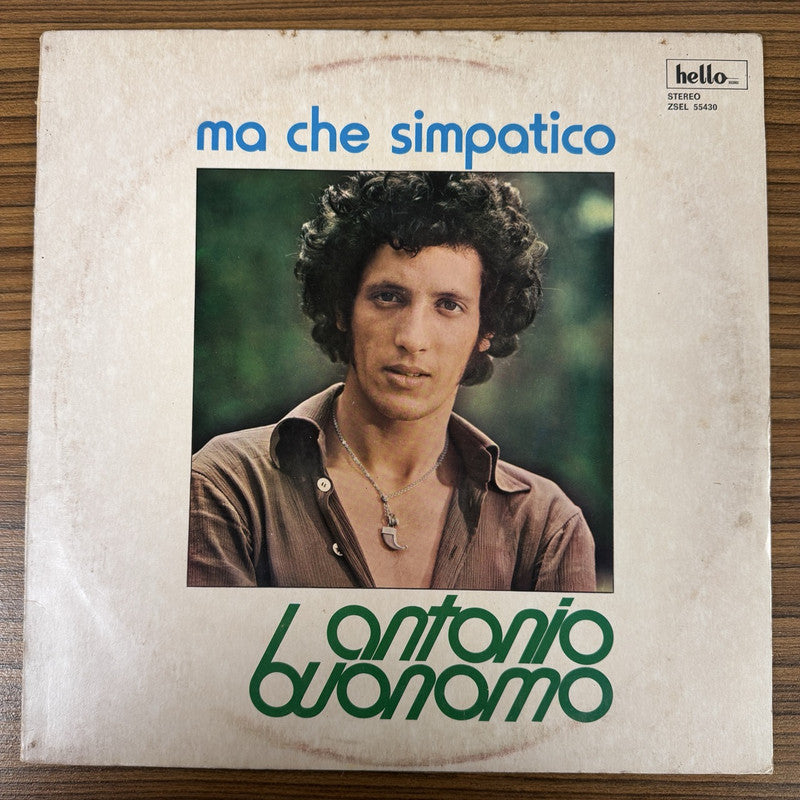 Antonio Buonomo - Ma Che Simpatico (LP, Album, RE)