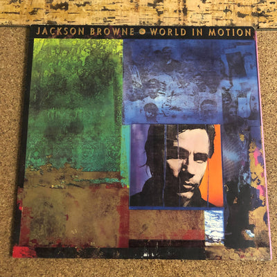 Jackson Browne - World In Motion (LP, Album)