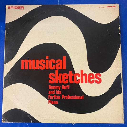 Tommy Ruff And His Professional Piano - Musical Sketches (LP, Album)