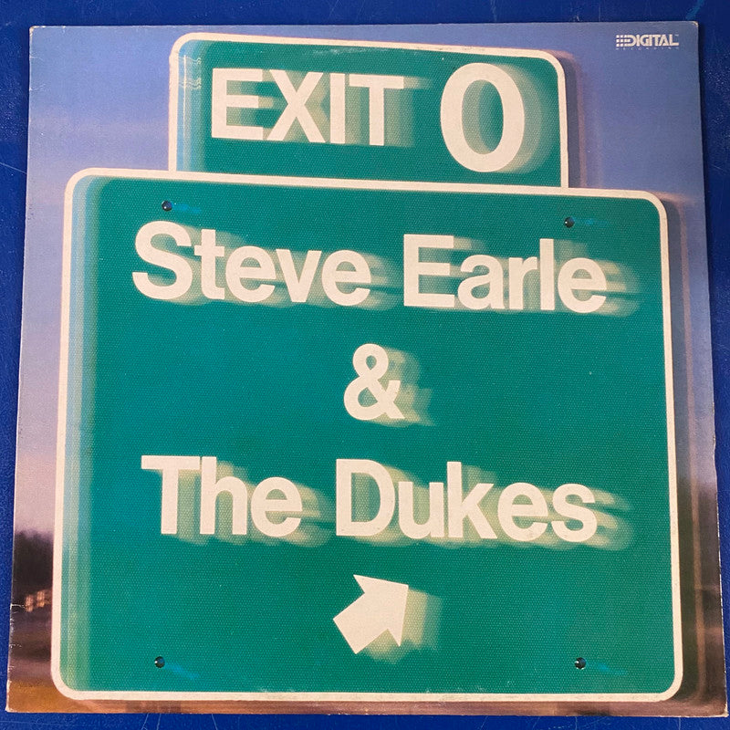 Steve Earle & The Dukes - Exit 0 (LP, Album)