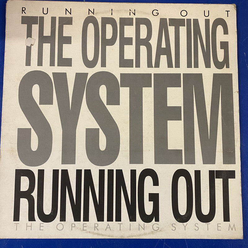 The Operating System - Running Out (LP, Album)