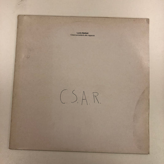 Lucio Battisti - Cosa Succederà Alla Ragazza (C.S.A.R.) (LP, Album)