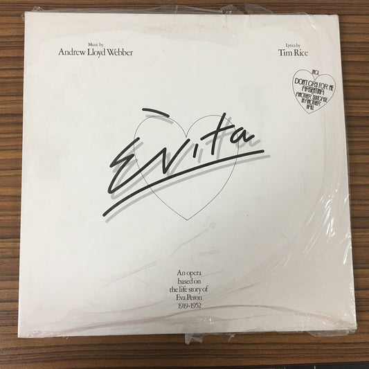 Andrew Lloyd Webber And Tim Rice - Evita (2xLP, Album, RE, Gat)