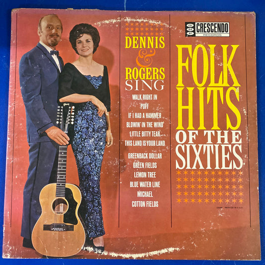 ohnny Dennis & Netta Rogers - Dennis and Rogers Sing Folk Hits of the 60s (LP, Album, Mono)